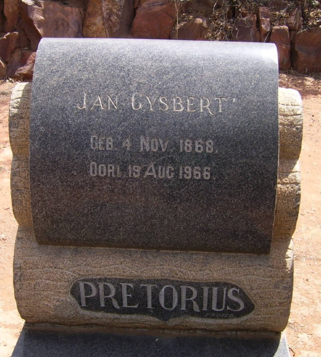 PRETORIUS Jan Gysbert 1868-1966