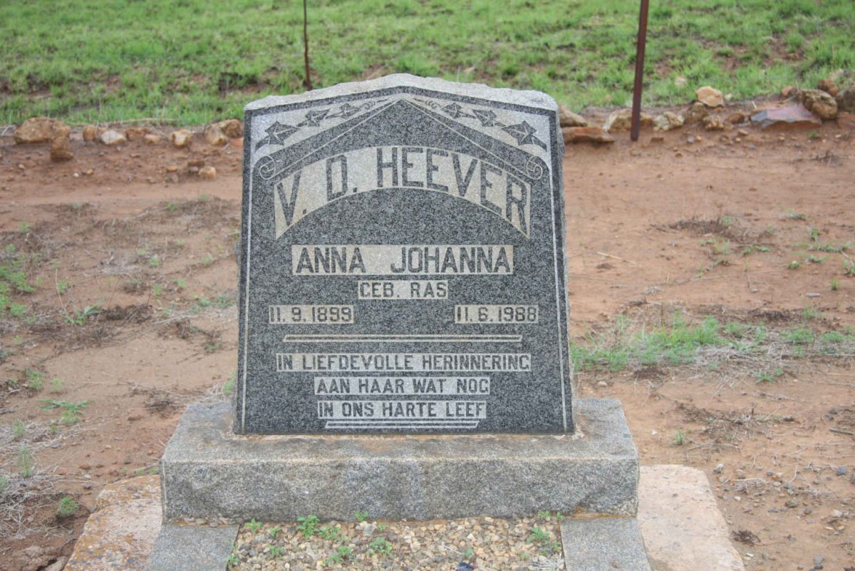 HEEVER Anna Johanna, v.d. nee RAS 1899-1988