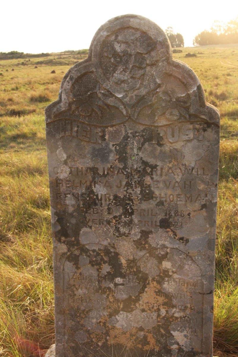 RENSBURG Catharina Maria Wilhelmina, Janse van nee SCHOEMAN 1888-1921
