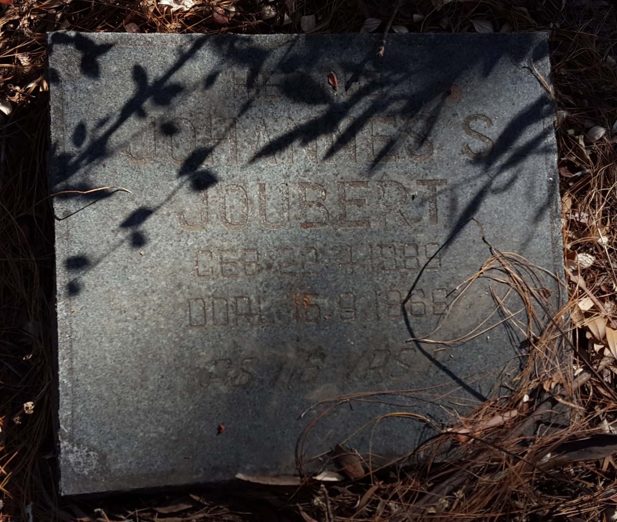 JOUBERT Johannes S. 1889-1968
