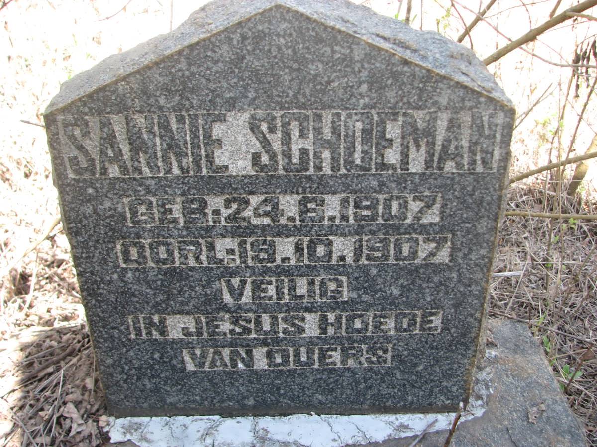 SCHOEMAN Sannie 1907-1907