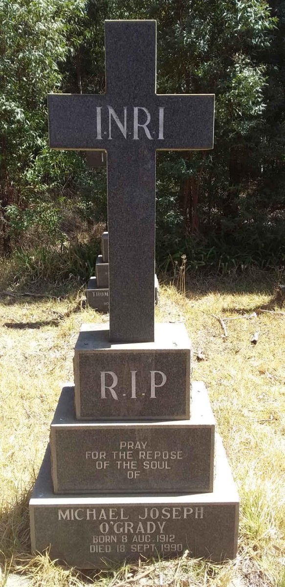 O'GRADY Michael Joseph 1912-1990