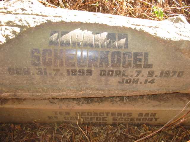 SCHEURKOGEL Abraham 1899-1970