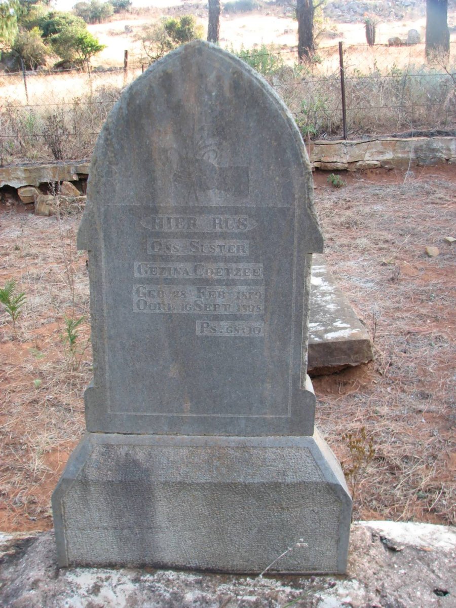 COETZEE Gezina 1879-1895