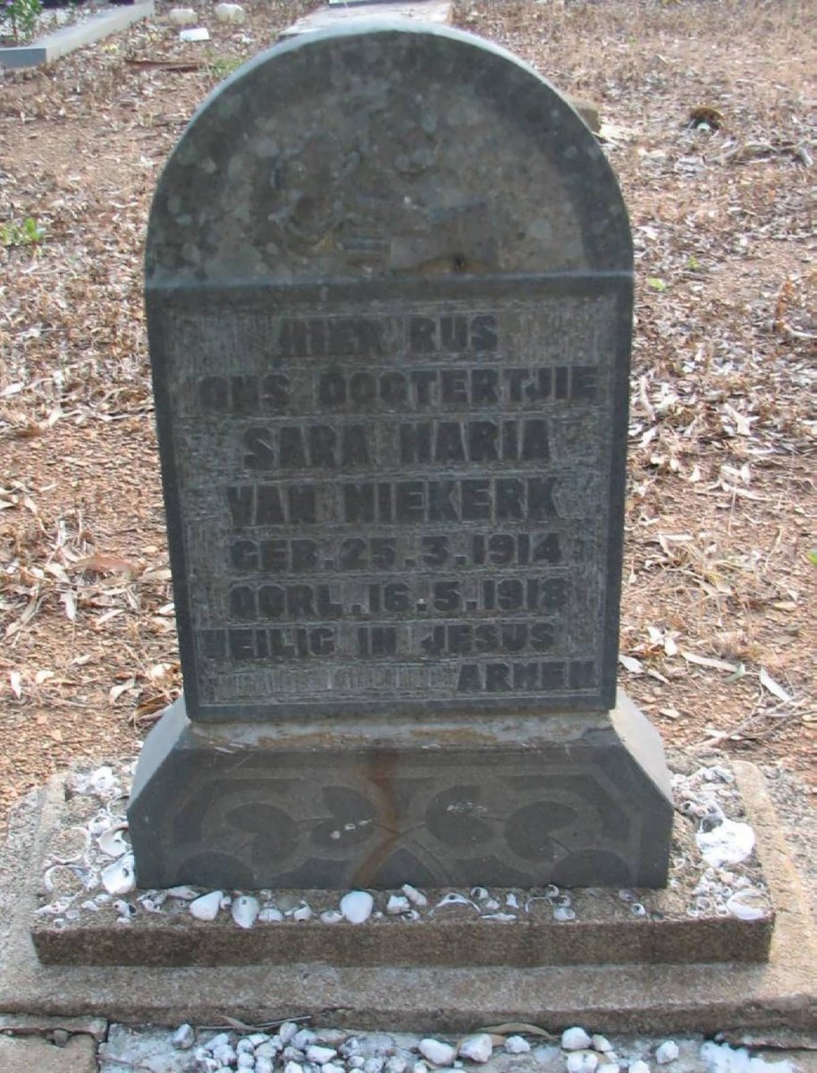 NIEKERK Sara Maria, van 1914-1918