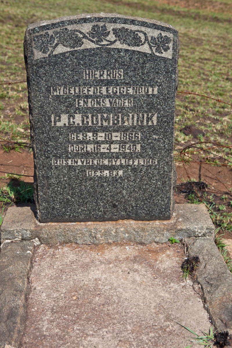 COMBRINK P.C. 1866-1940