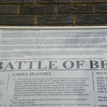 01. Onsite info boards - Battle of Bergendal