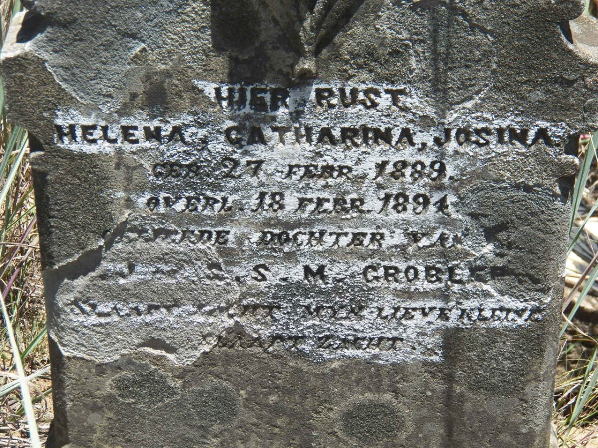 GROBLER Helena Catharina Josina 1889-1894
