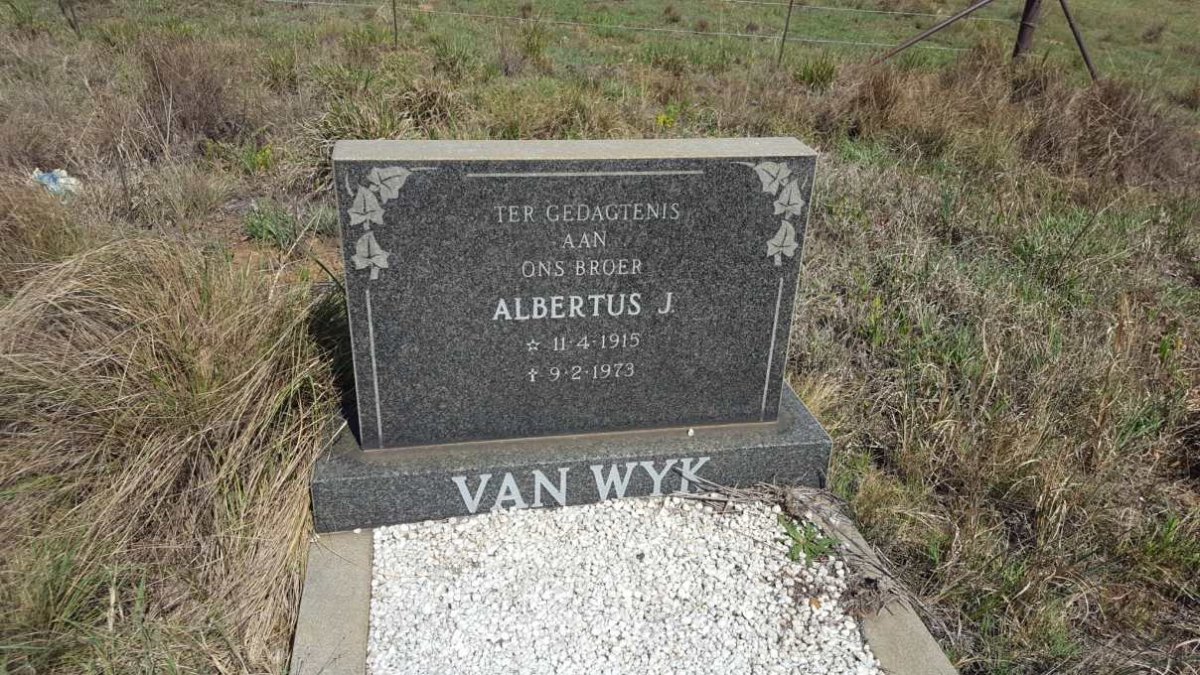 WYK Albertus J., van 1915-1973