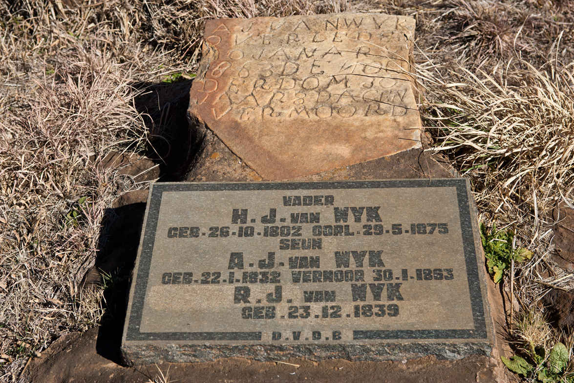 WYK H.J., van 1802-1875 :: VAN WYK A.J. 1832-1863 :: VAN WYK R.J. 1839-